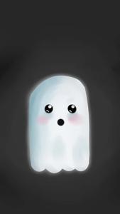 Adorable Little Ghost cute ghost wallpaper