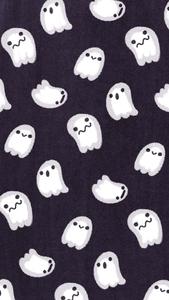 Adorable Spooky Ghost Floating in the Night Sky cute ghost wallpaper
