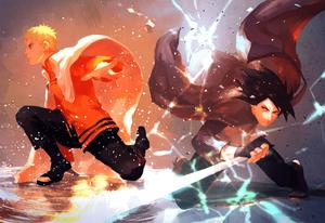 Adult Naruto And Sasuke Duo naruto and sasuke wallpaper