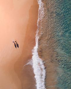 Aerial View Bondi Beach Australia lock screen wallpaper