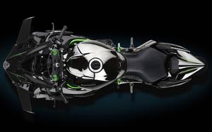 Aerial View Of Kawasaki H2r kawasaki h2r wallpaper