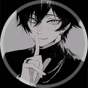 Aesthetic Anime Boy Icon Hush Fingers Wallpaper