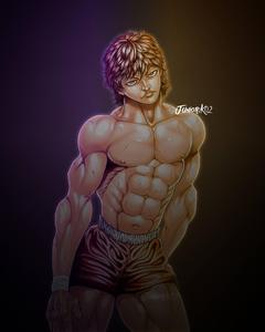 Aesthetic Baki Hanma Artwork baki hanma wallpaper
