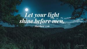Aesthetic Bible Verse Matthew 5:16 aesthetic bible verse wallpaper