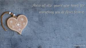 Aesthetic Bible Verse Proverbs 4:23 aesthetic bible verse wallpaper
