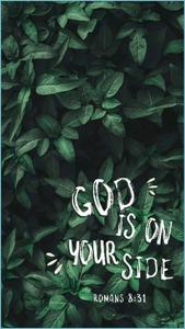 Aesthetic Bible Verse Romas 8:31 aesthetic bible verse wallpaper