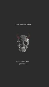 Aesthetic Boy Devil Skull aesthetic boy wallpaper