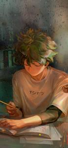 Aesthetic Boy Izuku Midoriya aesthetic boy wallpaper