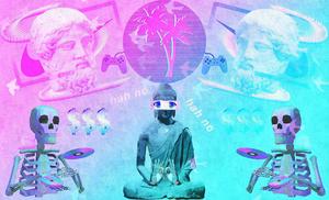 Aesthetic Boy Vaporwave Art aesthetic boy wallpaper