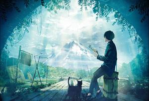 Aesthetic Boy With Cat aesthetic boy wallpaper