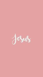 Aesthetic Christian Artwork With Text Jesus aesthetic christian wallpaper