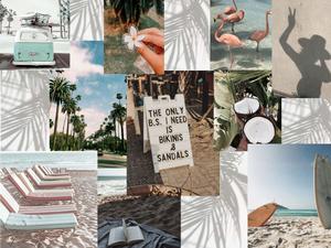 Aesthetic Collage of Textures, Colors, and Patterns aesthetic collage wallpaper