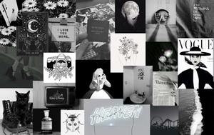 Aesthetic Collage Wallpaper: A Serene Mix of Memories aesthetic collage wallpaper
