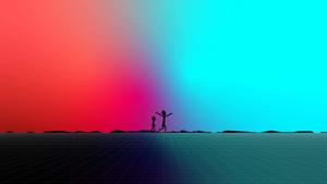 Aesthetic Computer 4k Blue Red Sky aesthetic computer 4k wallpaper