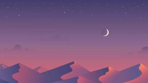 Aesthetic Computer 4k Desert Moon aesthetic computer 4k wallpaper