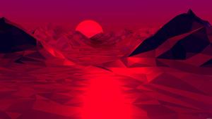 Aesthetic Computer 4k Red Sun aesthetic computer 4k wallpaper