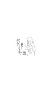 Aesthetic Drawing Girl With Coffee aesthetic drawings wallpaper