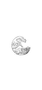 Aesthetic Drawing Great Wave aesthetic drawings wallpaper