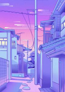 Aesthetic Drawing Of Japanese Village aesthetic drawings wallpaper