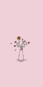 Aesthetic Flower Vase Home Screen home screen wallpaper