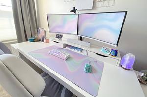 Aesthetic Gaming Setup Wallpaper
