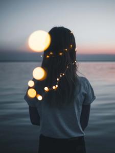 Aesthetic Girl in Bohemian Style aesthetic girl wallpaper