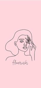 Aesthetic Girl Outline aesthetic girl wallpaper
