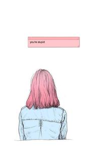 Aesthetic Girl Pink Hair aesthetic girl wallpaper