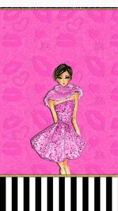 Aesthetic Girly Glitter Stripes aesthetic girly wallpaper