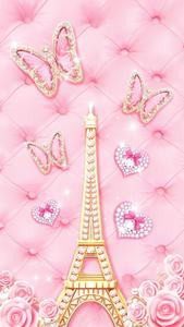 Aesthetic Girly Paris Bejeweled aesthetic girly wallpaper