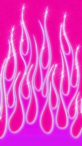 Aesthetic Girly Pink Hot Flame aesthetic girly wallpaper