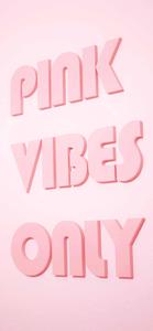 Aesthetic Girly Pink Vibes Only aesthetic girly wallpaper