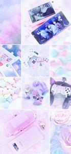 Aesthetic Girly Purple Gaming Consoles aesthetic girly wallpaper
