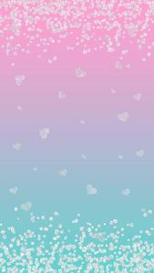 Aesthetic Girly Transparent Hearts aesthetic girly wallpaper