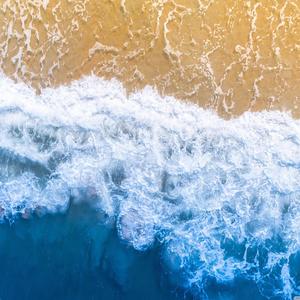 Aesthetic Ipad Blue Waves aesthetic ipad wallpaper