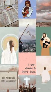 Aesthetic Jesus - Illuminated by Warm Light aesthetic jesus wallpaper