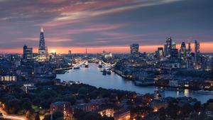 Aesthetic London Aerial Laptop laptop wallpaper