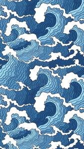 Aesthetic Phone Water Waves aesthetic phone wallpaper