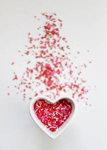 Aesthetic Pink iPhone Heart Sprinkles aesthetic pink iphone wallpaper