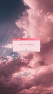 Aesthetic Pink iPhone I Need A Lot Of Attention aesthetic pink iphone wallpaper