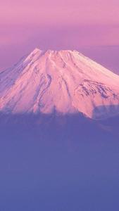 Aesthetic Pink iPhone Mount Fuji aesthetic pink iphone wallpaper