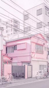 Aesthetic Pink iPhone Pink House aesthetic pink iphone wallpaper
