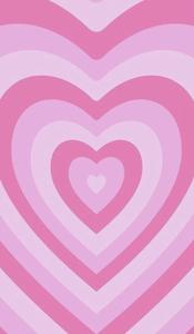 Aesthetic Pink iPhone Powerpuff Girls Hearts aesthetic pink iphone wallpaper