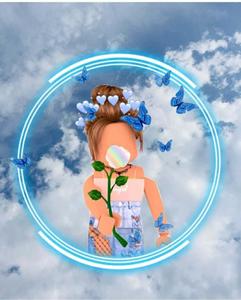 Aesthetic Roblox Wallpaper with Flower Crown and Peaceful Gaze roblox aesthetic wallpaper