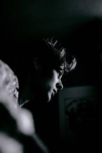Aesthetic Sad Boy Black And White PFP black and white pfp wallpaper