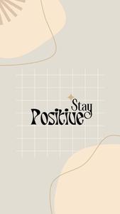 Aesthetic Stay Positive Pictures aesthetic wallpaper