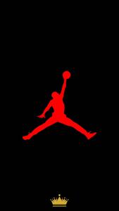Air Jordan Logo And Crown air jordan wallpaper