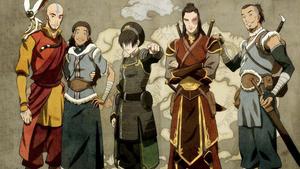 Airbending Master Aang in the Avatar State avatar the last airbender wallpaper