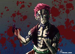 Akaza of Upper Moon Demon Slayer Wallpaper