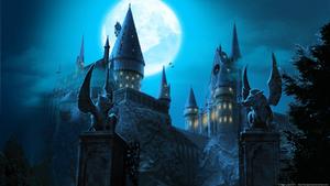 All is Sweet in Night-Time Hogwarts harry potter wallpaper